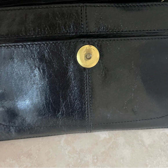 Monsac Black Leather Small Satchel - Picture 5 of 7